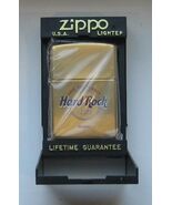 Hard Rock Cafe MIAMI, Florida Zippo Lighter 1998 Polished Brass - $521.33 MXN