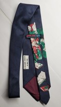 Hallmark SpecialTies Traditional Looking Santa &amp; Sleeping Children Polyester Tie - £9.48 GBP