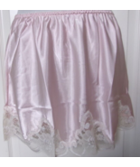Shadowline Rochelle Satin 15&quot; half slip Size 2X Blush Style 47075  Lace ... - $48.81 CAD