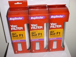(3 pack)  RugDoctor Vac Filter  Dirt Devil F1  - Scorpion - Breeze - Pla... - $34.22 CAD