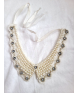 jewelry Collar Faux Pearl Rhinestone  Choker Necklace - €18,35 EUR