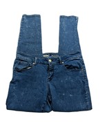 Mossimo Mid Rise Skinny Jeans 6/28 Destroyed Flecked Stretch Medium Wash... - $22.87