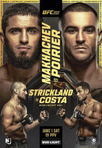 UFC 302 Fight Poster 11x17 Inches - Islam Makhachev vs Dustin Poirier - ... - £14.93 GBP