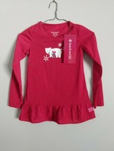 American Girl Red Polar Bear Pajamas Shirt Size 7/8 Nighty - $12.86