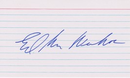 Ed McMahon Signed Autographed 3x5 Index Card - COA Holograms - $9.99