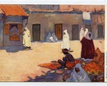 Morocco A Courtyard Postcard Tuck;s Oilette  - $9.90