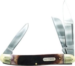 Schrade Old Timer Bone Lumberjack Folding Pocket Knife Clip Point Sheepsft Pen - £26.91 GBP