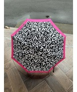 Victoria&#39;s Secret Limited Edition Hot Pink White Black Print Classic Umb... - $40.55 CAD