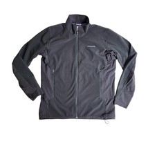 Patagonia Adze Black Softshell Jacket 83450 Sz XL Polartec Windbloc Jack Daniels - £47.44 GBP
