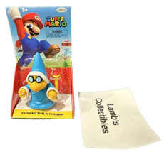 Magikoopa Kamek 2.5&quot; Action Figure Super Mario World of Nintendo 2019 checklane - £38.72 GBP