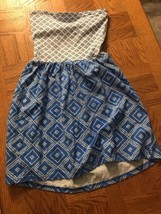 Womens Ocean Drive Blue Dress Size M 0015 - $33.66