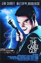JIM CARREY - THE CABLE GUY SIGNED POSTER  13&quot;x 19&quot; w/COA - £188.25 GBP