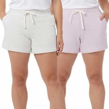 32 DEGREES Womens Shorts, 2-pack Size XX-Large Color White/Smokey Grape - $34.65