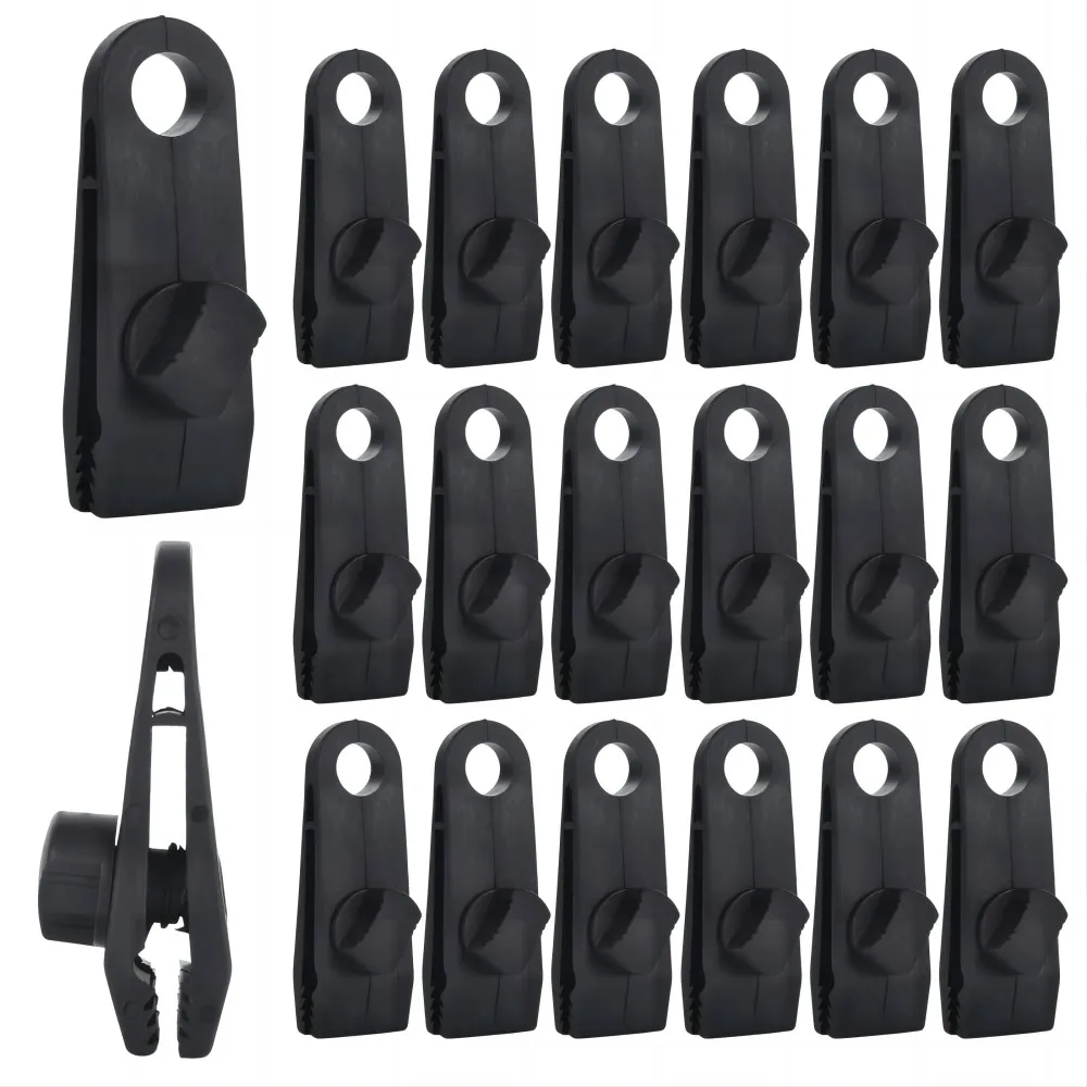 10/30Pcs Heavy Duty Tarp Clips, Lock Grip Tent Clamps,Tent Clip Clamps for Tarps - £51.88 GBP