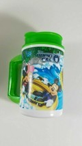 Walt DISNEY PARKS Rapid Fill Whirley Drink Works Mug Green Mickey Pluto ... - $5.94