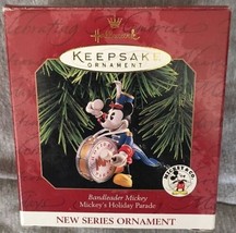 Hallmark 1997 Bandleader Mickey Ornament Series #1 Holiday Parade Disney Nib - £8.83 GBP
