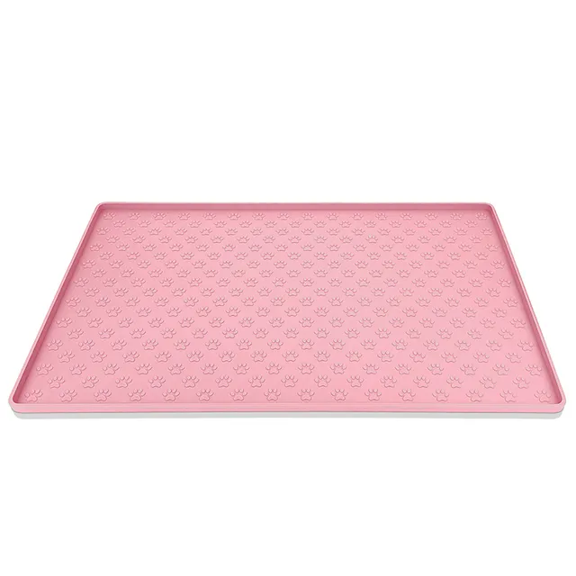 Pet Placemat Cat Feed Mat Cat Drinking Feeding Placemat Silicone Waterproof Mats - $31.00