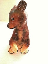 Vintage Collectible  German Ceramic BEAR Hand Painted  5 &amp; 1/2&quot; - £12.89 GBP