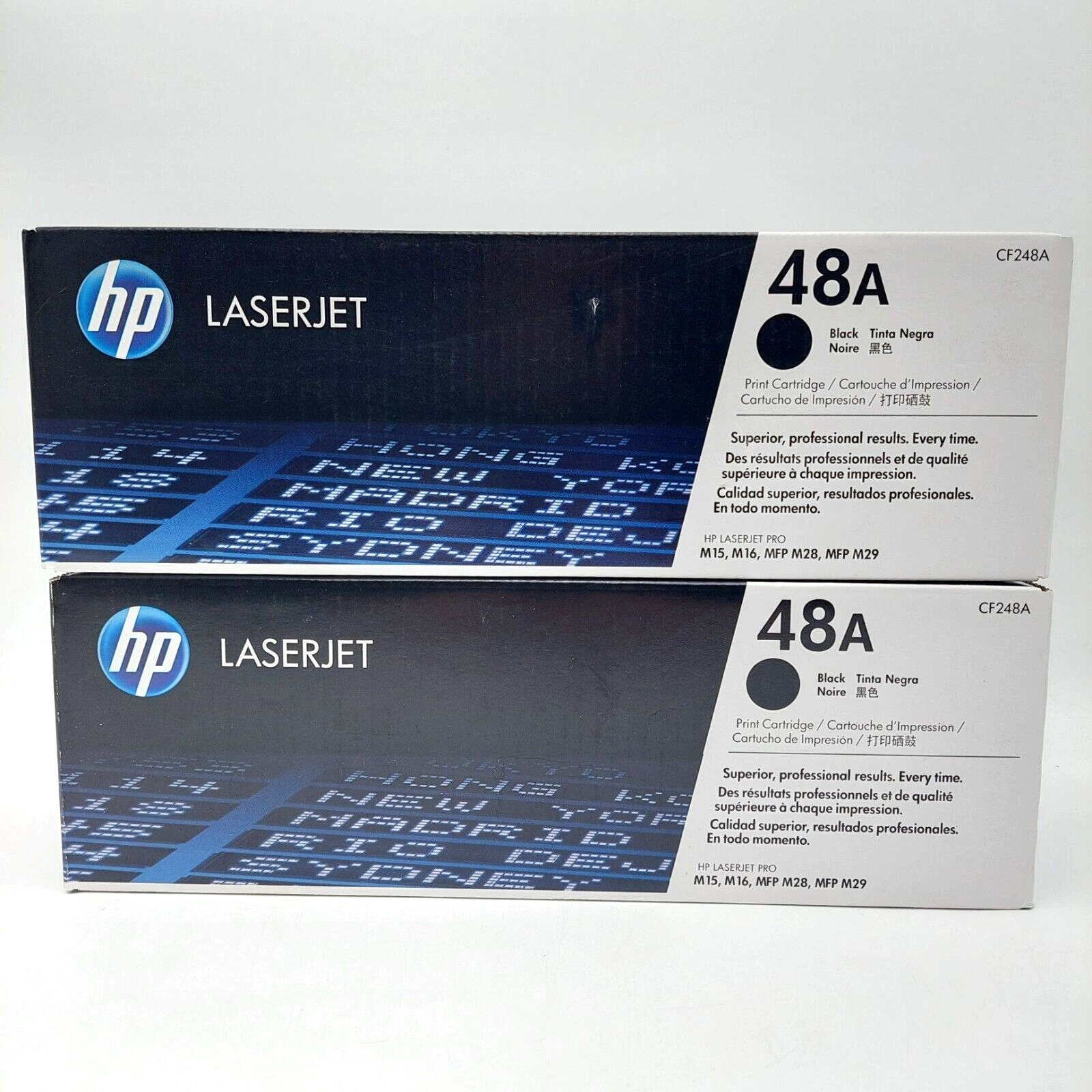 Lot Of 2 Genuine HP 48A Black LaserJet Pro Toner Print Cartridge CF248A Sealed - $76.91
