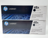 Lot Of 2 Genuine HP 48A Black LaserJet Pro Toner Print Cartridge CF248A ... - $76.91