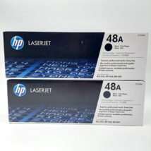 Lot Of 2 Genuine HP 48A Black LaserJet Pro Toner Print Cartridge CF248A Sealed - £60.16 GBP