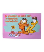 Vintage Garfield &amp; Otis Poster 13.5&quot; x 9&quot; Office Classroom Motivational ... - £14.93 GBP