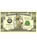 MILLION DOLLAR 3X5 FLAG banner BILL 446 wall sign money novelty polyeste... - $9.11 CAD