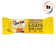 6x Bars Bob&#39;s Red Mill Peanut Butter Banana &amp; Oats Bar | Gluten Free | 1.76oz - £16.25 GBP