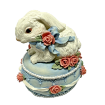 VTG Bunny Rabbit Musical Plays &quot;Love Story&quot; Melodies Country Fair w/ Cer... - $24.30