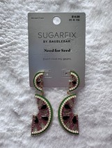 SugarFix By Baublebar Need For Seed Double Watermelon Drop Earrings NWT - £7.67 GBP