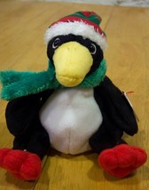 Ty Beanie Jingle Babies Toboggan Penguin Stuffed Animal Toy - £12.04 GBP