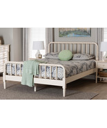 Bernice Farmhouse Black Spindle Wood King Size Platform Bed - €545,11 EUR