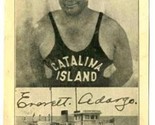 What We Saw at Catalina Postcard Everett Adargo 1900&#39;s Deep Sea Diver - $9.90