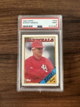 1988 Topps Whitey Herzog PSA 9 Mint!! Baseball Card #744 Cardinals - £31.44 GBP