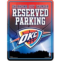 11&quot; oklahoma city thunder nba basketball team logo street reserved parking sign - £23.64 GBP