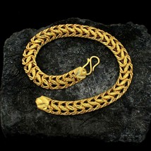 22kt yellow gold unique customized design bracelet hallmarked jewelry In... - $2,509.64+