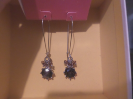 Betsey Johnson Purple Cluster Drop Earrings NWT - £15.64 GBP