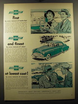 1950 Chevrolet Styleline De Luxe 4-Door Sedan Ad - First by every measure - £14.61 GBP