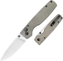 Kizer Cutlery Original XL Folding Knife 3.25&quot; 154CM Steel Blade Micarta ... - $126.23