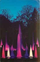 Chrome Postcard PA M379 Longwood Gardens Kennett Square Fountain Open Air - $4.95