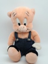 RARE Vintage 1992 Porky Pig Plush 12 INCH Warner Brothers 24k Co. *CLEAN* - £22.92 GBP