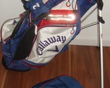 Callaway Hyper lite HL5 Stand Golf Bag 5 Way Divider W/ Rain Cover Doubl... - £70.60 GBP