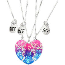 Cute Half Broken Heart Children Friendship Pendant BFF Necklaces - $29.90