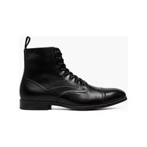 Stacy Adams Henry Cap Toe Lace Up Boot Leather Black 25718-001 image 2