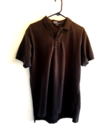 VTG. Polo Ralph Lauren Shirt L Brownish Faded 1/4 Zip Short Sleeve Spell... - £35.46 GBP