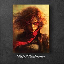 Attack on Titan Mikasa Ackerman Alumn Wall Decor Metal Art Canva Poster ... - $13.63 CAD+