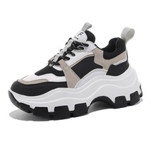 VIP Link For  Fujin Chunky Sneakers Women Spring Thick Bottom Daddy Shoes Round  - £41.03 GBP