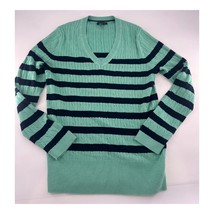 Vintage Tommy Hilfiger Sweater Womens Extra Large Blue Teal Striped Knit... - $210.63 MXN
