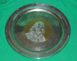 Benjamin Franklin Reed Barton Damascene Founding Fathers Le 153/2500 Government - £44.51 GBP