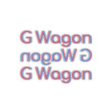 G Wagon 4.3x3.3 Sticker Vinyl Decal Gift Car Bumper Laptop Home Deco Win... - $109.97 MXN